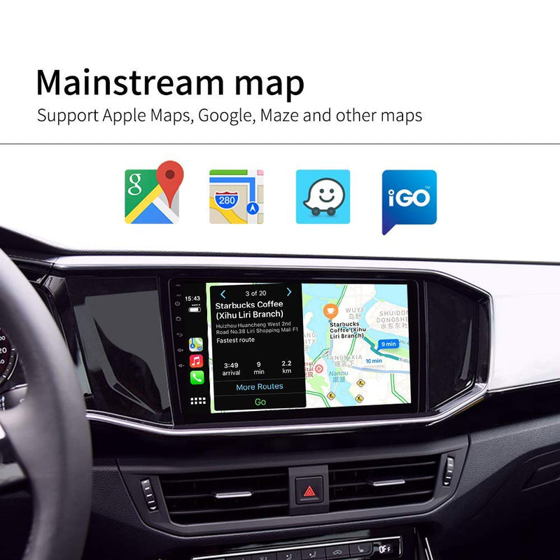  [AUSTRALIA] - Wired CarPlay Dongle for Car Screen with Android System 4.4.2 or Above, Support Android Auto/Mirroring/USB Connect/SIRI Voice Control/Google Maps/Upgrade, Black