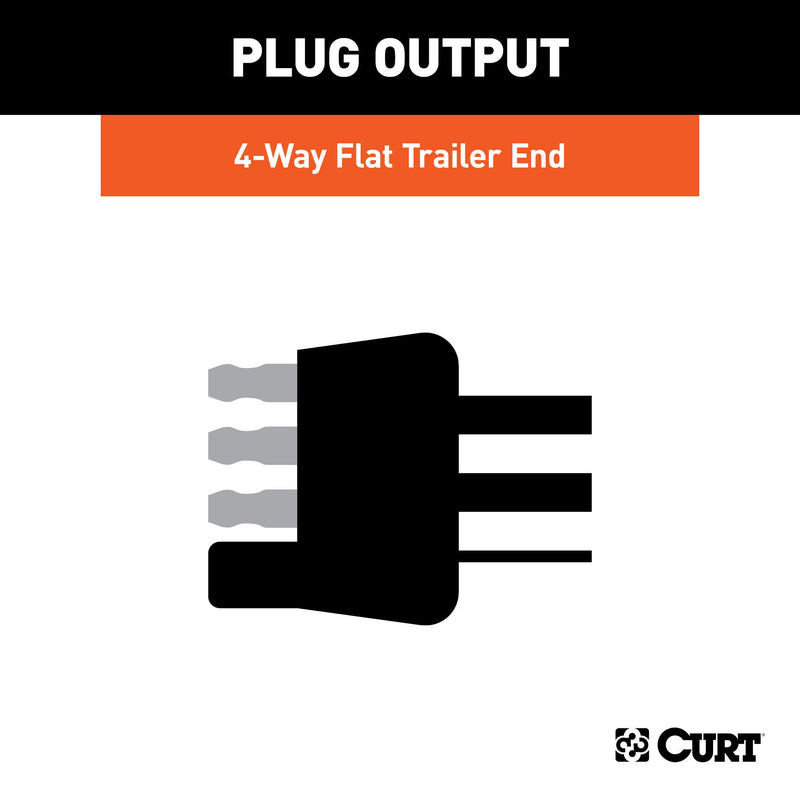  [AUSTRALIA] - CURT 58348 Trailer-Side 4-Way  Trailer Wiring Harness with 48-Inch Wires, 4-Pin  Trailer Wiring