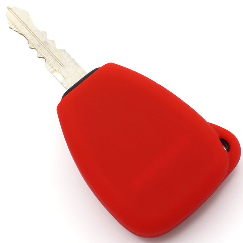  [AUSTRALIA] - Silicone keycover JB for 4 Button Keys Keycover Etui Flip Key protective cover Remote Entry Fob Case (red)