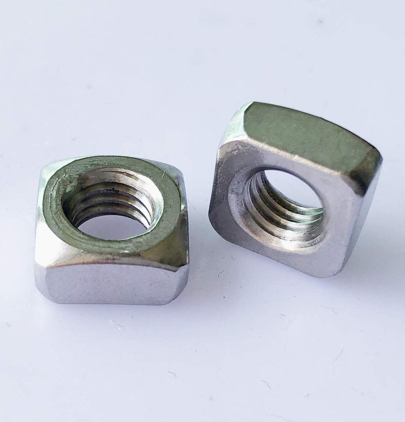  [AUSTRALIA] - 100pcs M3 Metric Square Nuts 18-8 (304) Stainless Steel Fastener 100
