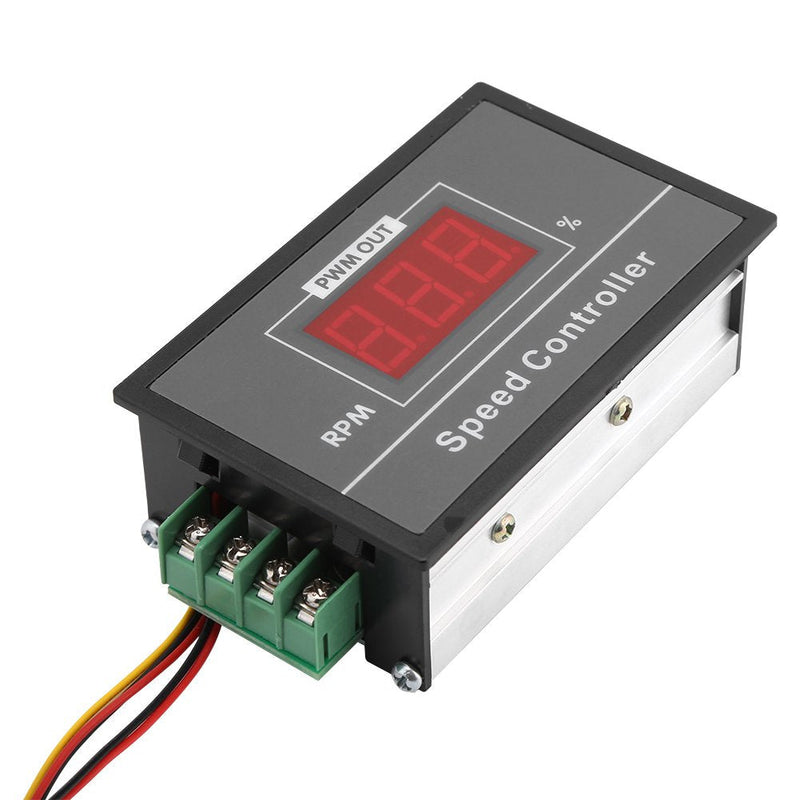  [AUSTRALIA] - Motor Speed Controller with Start Stop Switch DC 6-60V 12V 24V 36V 48V 30A PWM DC Stepless Controller (PWM) Speed Adjustable