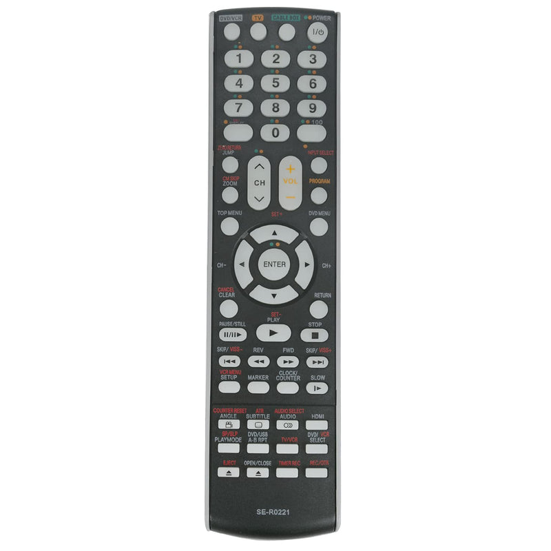  [AUSTRALIA] - SE-R0221 Replace Remote Control Work for Toshiba DVD Player/VCR Combo SD-V594 SD-V594SU