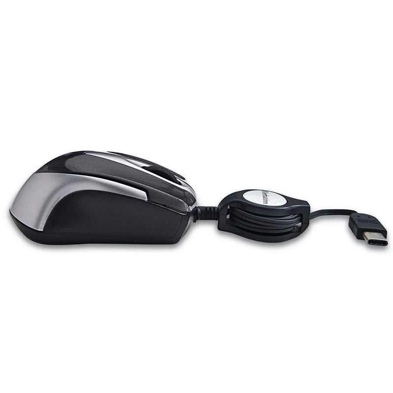 Verbatim USB-C Mini Optical Travel Mouse - Black - LeoForward Australia