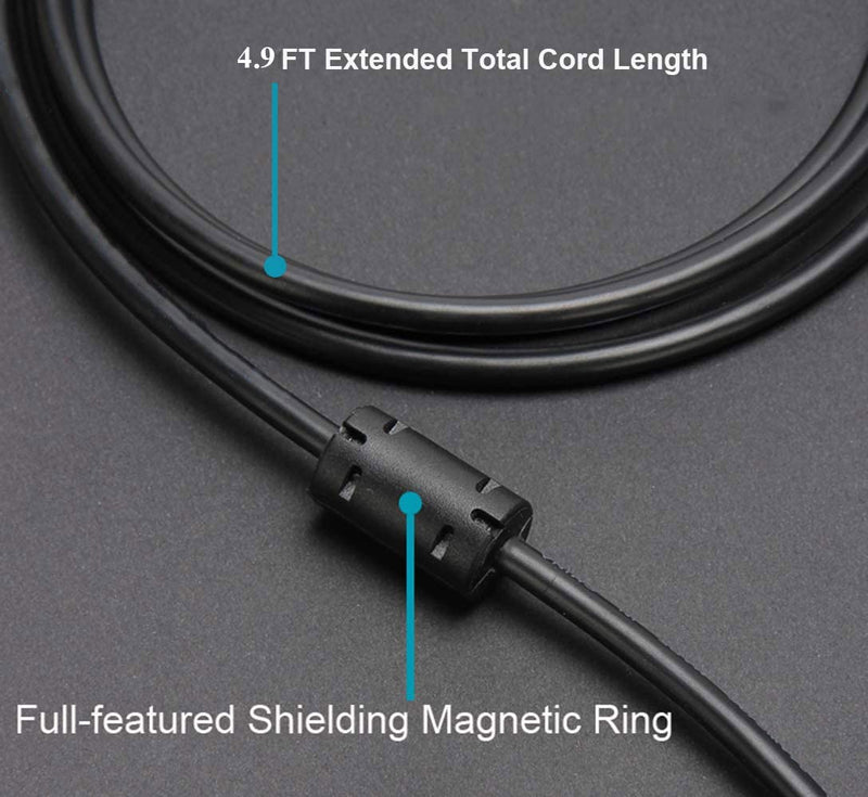  [AUSTRALIA] - Replacement Camera Transfer Data Sync Charger Charging Cable Cord Replacement for Fujifilm FinePix J10 J100 J110w J12 JV160 JV170 and More (4.9ft)