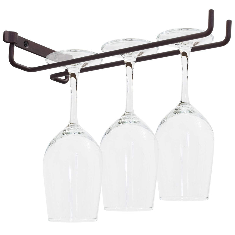 [AUSTRALIA] - MOCOUM 4 Pack Wine Glass Holder Rack Stemware Rack,Wine Glass Hanging Rack Wire Wine Glass Organizer Storage Hanger for Cabinet Kitchen Bar