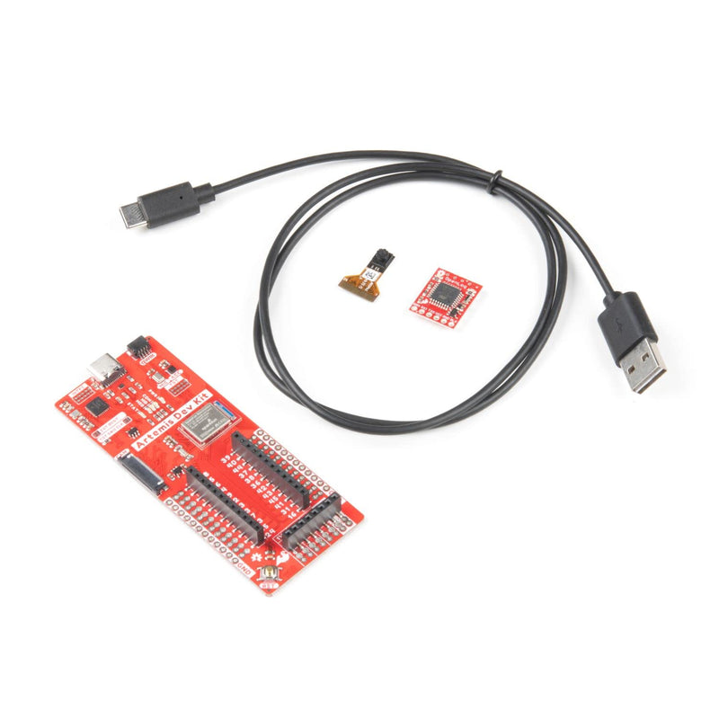  [AUSTRALIA] - SparkFun Artemis Development Kit with Camera - Updated USB Interface Drag and Drop Programming SWD Interface JTAG Programming PTH Debug 5V Power Himax HM01B0 Camera Reversible USB A to C - 0.8m