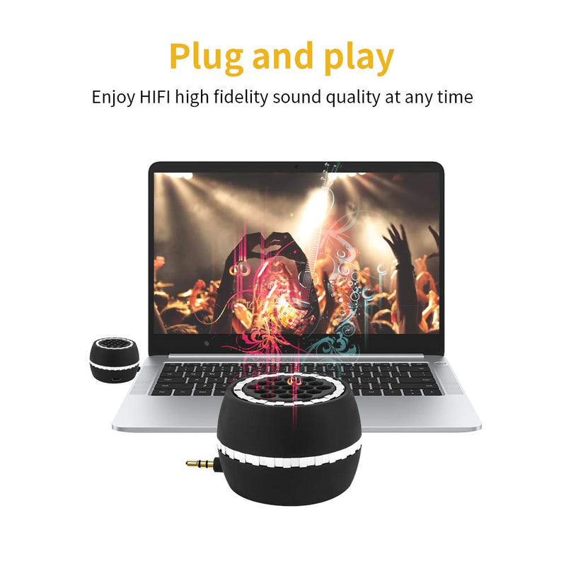  [AUSTRALIA] - YUIPHINT Mini Portable Speaker Compatible for iPhone/Android Phones/iPad Tablet/Computer/iPod, 3W Mobile Phone Speaker Line-in Speaker with Clear Bass 3.5mm Aux Audio Interface