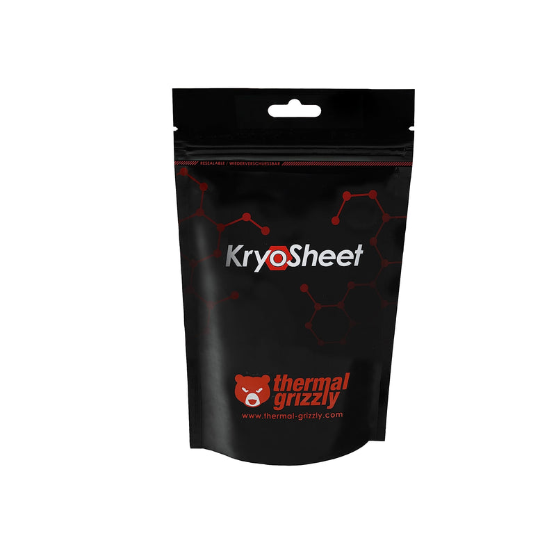  [AUSTRALIA] - Thermal Grizzly - KryoSheet (50x50x0.2mm) - Graphene thermal pads - Highest thermal conductivity - Alternative to high-performance thermal paste CPU/GPU/PS4/PS5/Xbox 50 x 50 x 0.2 mm