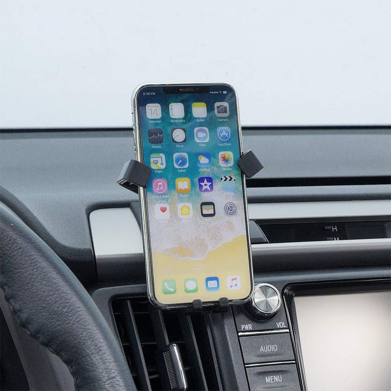  [AUSTRALIA] - BeHave Autos Universal Car Phone Holder Fit for Toyota RAV4 2013 2014 2015 2016 2017 2018 Air Vent Phone Mount Adjustable, Car Phone Cradle Fit for iPhone Samsung 4-7 Inches Smartphone (Ra-zj001-001) Ra-zj001-001