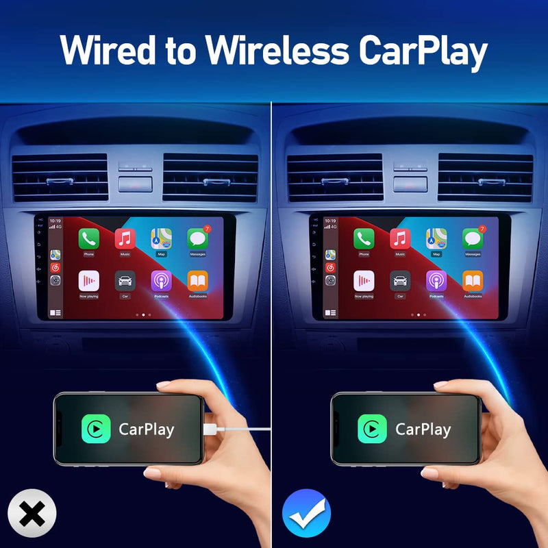  [AUSTRALIA] - AWESAFE Wireless CarPlay Adapter Apple CarPlay Dongle for Factory Wired Apple CarPlay Cars Plug & Play