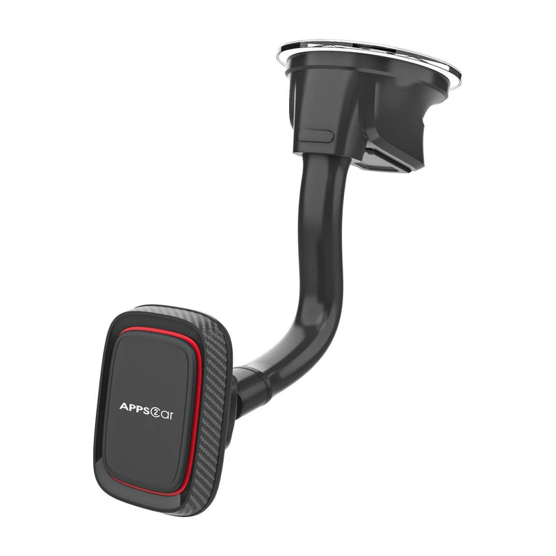  [AUSTRALIA] - APPS2Car Magnetic Car Phone Holder Mount with 6 Strong Magnets, Windshield Phone Magnetic Holder, Suction Cup Phone Holder for Car, Dashboard Magnet Holder, fit Most Smartphones & Mini Tablets