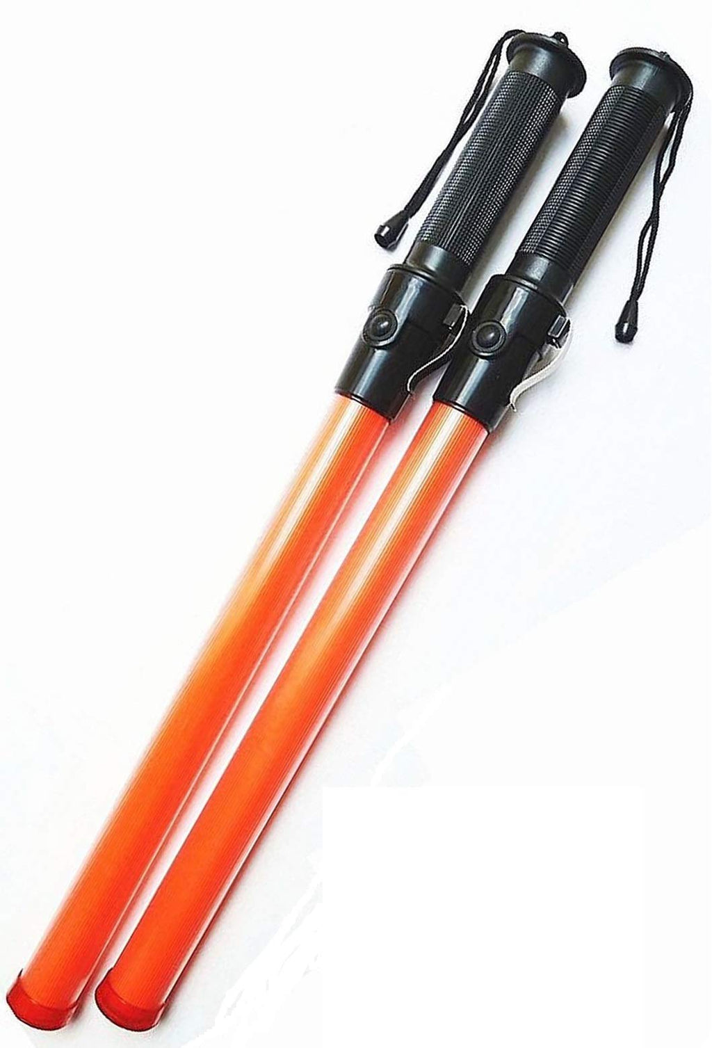  [AUSTRALIA] - Lot of Two (2) pieces: 12 Red LED Traffic Safety Baton Light, with two flashing modes, 20.5 inch length, using 2 C-size batteries (Not included)