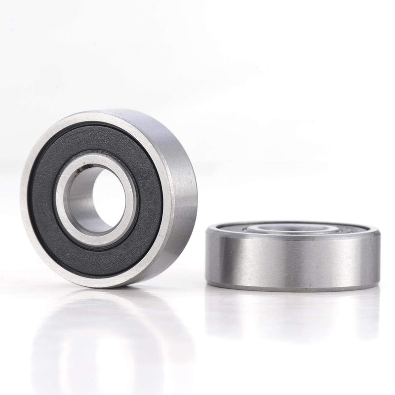  [AUSTRALIA] - Donepart 6202RS Bearings 6202 2RS ABEC3 High Speed Deep Groove Double Rubber Sealed Bearings 15mm x35mm x11mm (2pcs)