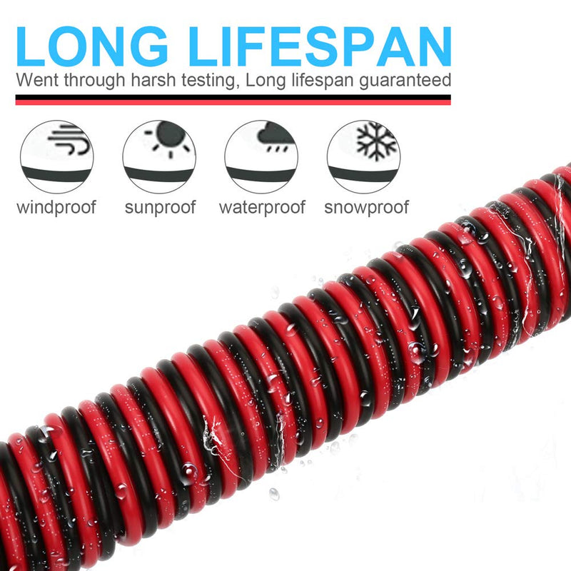 TYUMEN 40 Feet 18 AWG Gauge 2 Conductor Stranded Red Black Car Home Stereo Speaker Audio Cable Electrical Hookup Wire - 99.95% Oxygen Free Copper Wires - LeoForward Australia