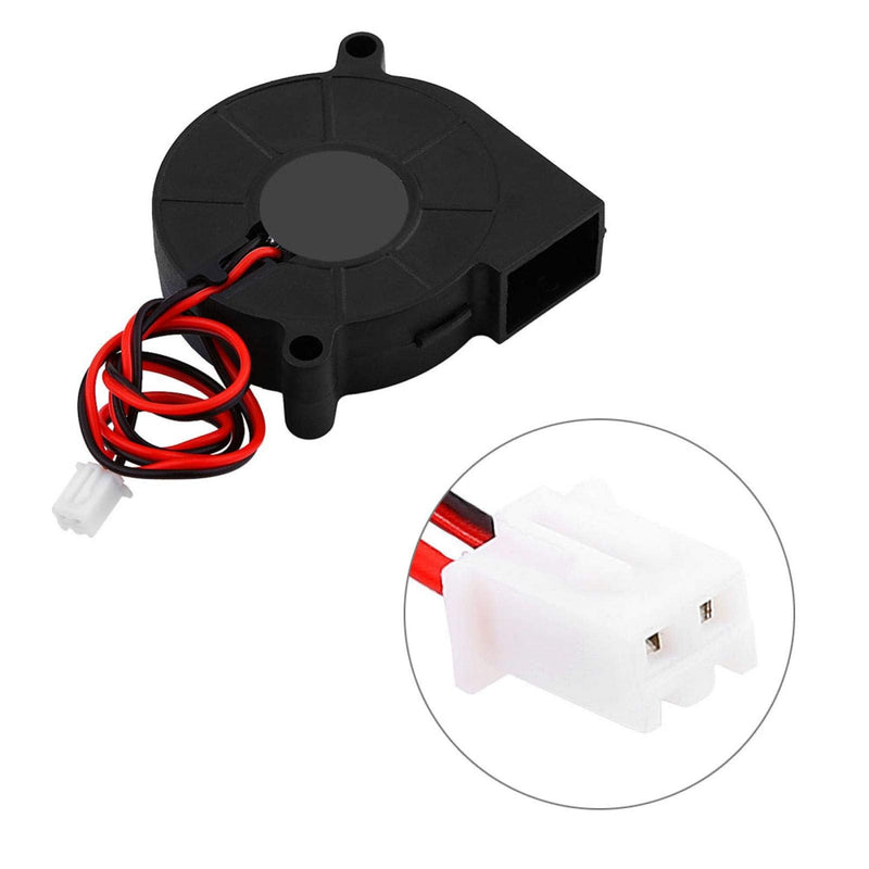  [AUSTRALIA] - Richer-R 3D Printer Cooling Fan, DC 12/24V 5015mm Blow Radial Cooling Fan Turbofan Cooler Kit Accessories High Rotation Speed with Low Noise for 3D Printer(24V)