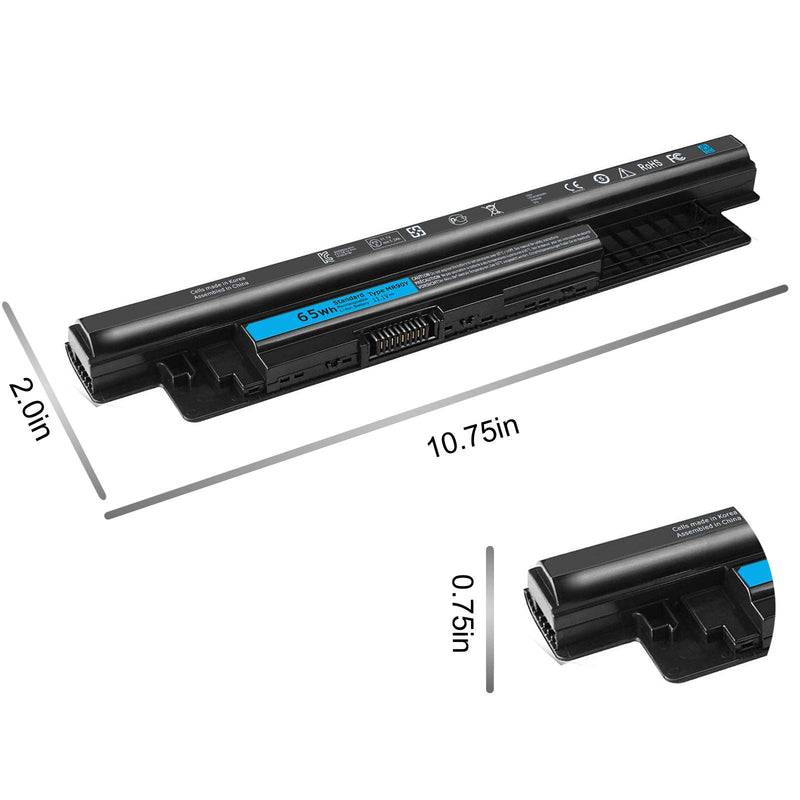 65WH MR90Y Battery for Dell Inspiron 17 5000 Series 15 3521 3543 3421 3542 3537 5721 5537 i3531 i3531-1200bk 17-3721 17-5748 17-5749 15-3878 m531r-5535 m731r-5735 P40F - 12 Months Warranty - LeoForward Australia