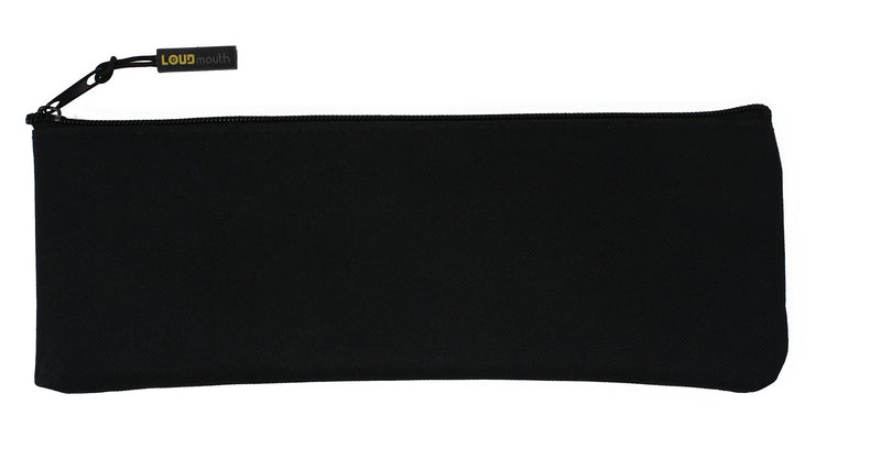  [AUSTRALIA] - LOUDmouth Long Zippered Pouch for Large Wireless Microphones | Mic Bag | 12.5" x 4"