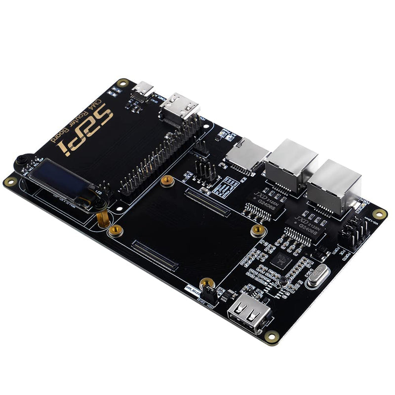  [AUSTRALIA] - GeeekPi Raspberry Pi CM4 Router Board,Raspberry Pi Compute Module 4 Expansion Board Breakout Board Module for Raspberry Pi Compute Module 4 Series