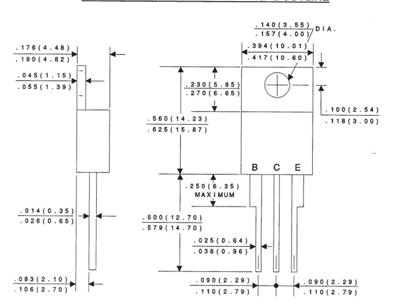 Bridgold 20pcs TIP120 TO-220 NPN Darlington Bipolar Power Transistor, 5A 60V HFE:1000, 3-Pin - LeoForward Australia