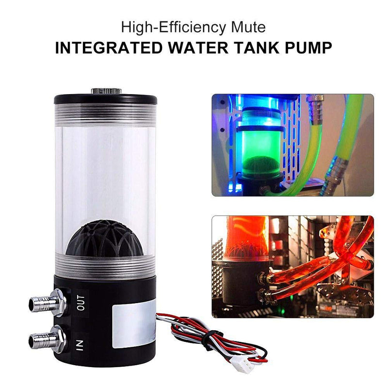  [AUSTRALIA] - Cooling Water Cooler Pump Tank Heat Exchanger Mute 500L/H 10W DC 12V CPU
