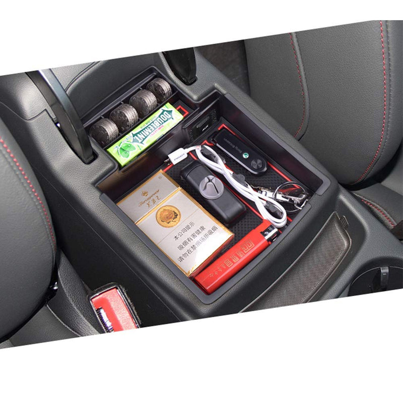 Maite Car Armrest Storage Box for Audi A4L A5 2017 2018 2019 Central Console Tray Armrest Organizer - LeoForward Australia