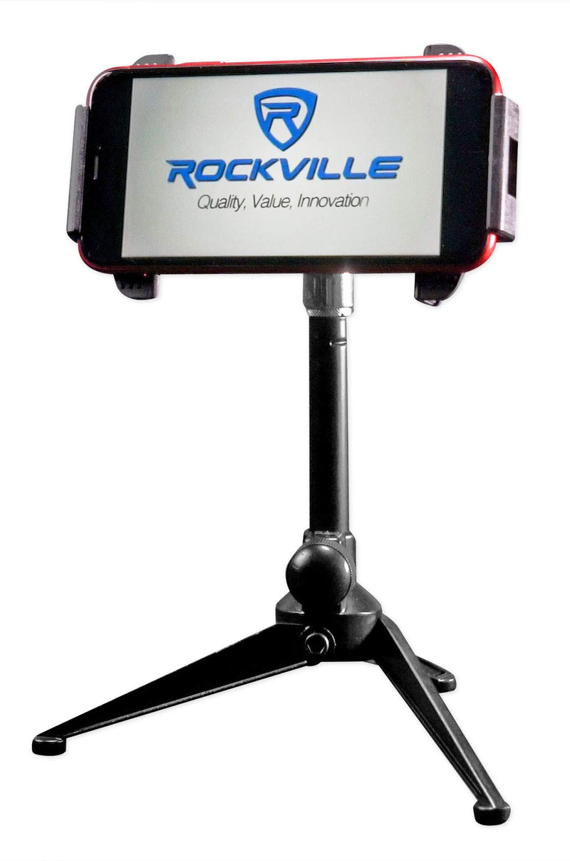  [AUSTRALIA] - Rockville RDTS Adjustable Height Studio Desktop Tripod Microphone Stand+Mic Clip