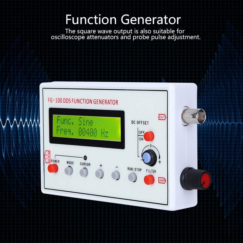  [AUSTRALIA] - FG-100 DDS Function Signal Generator DIY Function Generator Module Sine Frequency 1HZ-500KHz Signal Generator