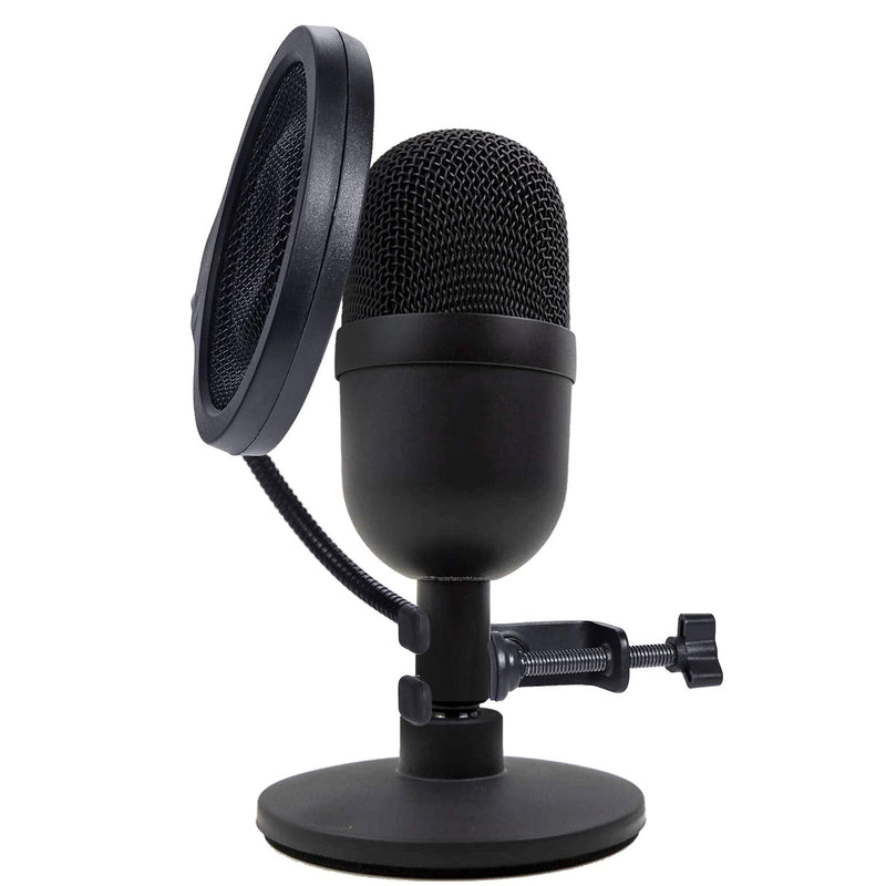  [AUSTRALIA] - Seiren Mini Microphone Pop Filter Mask Shield For Razer Seiren Mini Microhone, 4 Inch 3 Layers Windscreen with Flexible 360°Gooseneck Clip by SUNMON