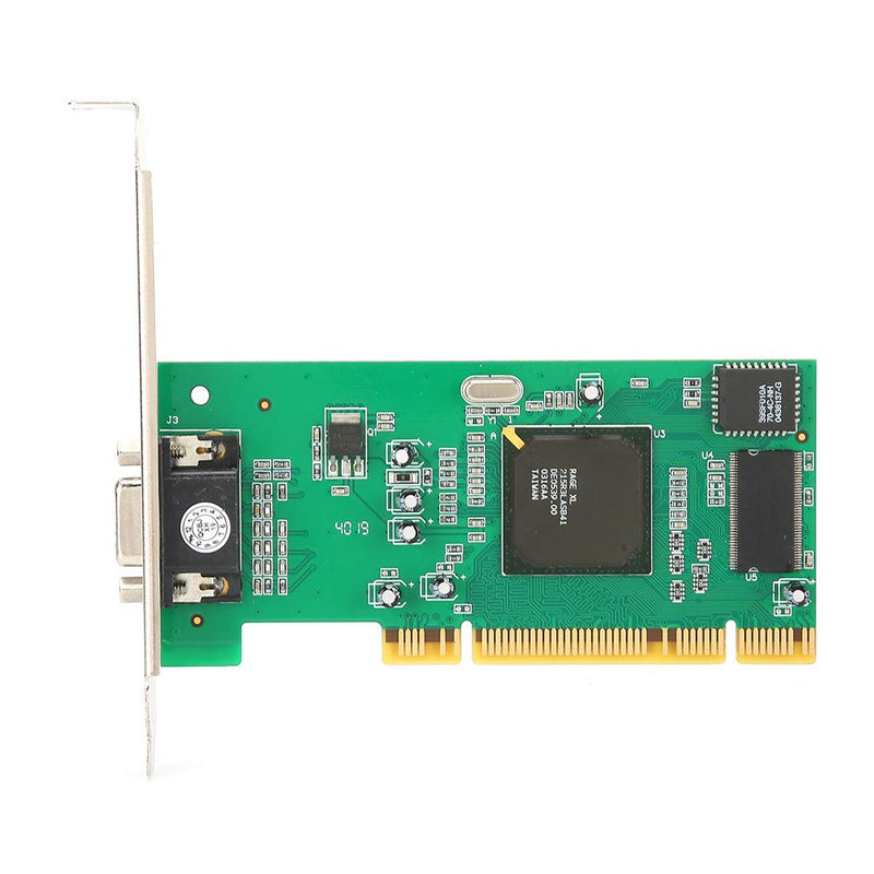  [AUSTRALIA] - 8MB Graphics Card VGA PCI 32Bit for Server, Industrial Computer Multi-Display for ATI Rage XL, 32Bit PCI VGA Video Card, 64Bit PCI-X Universal Video Card for Desktop Computers