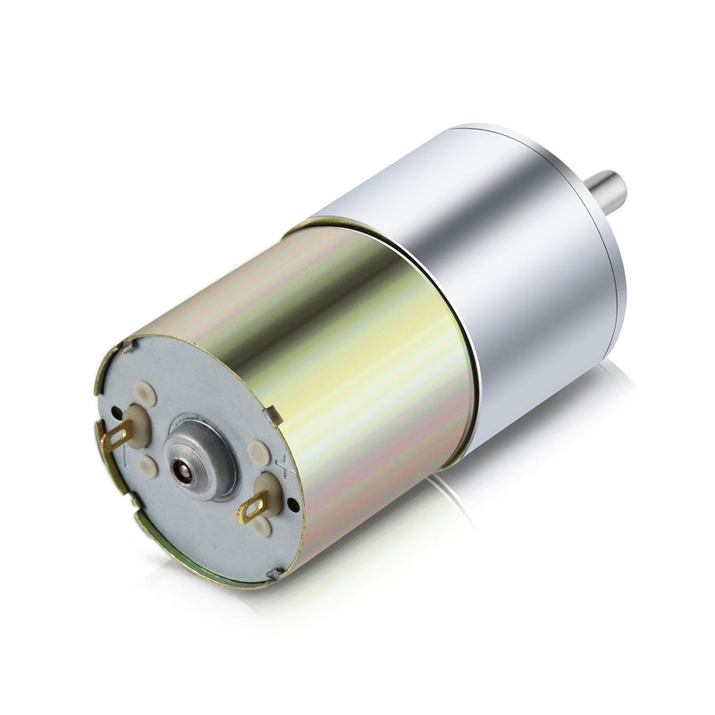  [AUSTRALIA] - Greartisan DC 12V 100RPM Gear Motor High Torque Electric Micro Speed Reduction Geared Motor Centric Output Shaft 37mm Diameter Gearbox 12 Volt 100 RPM