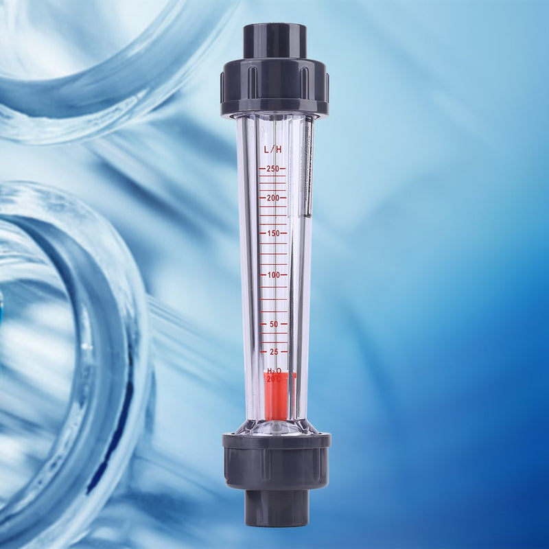 Hilitand 25-250L/H Rotameter Plastic Tube Type Instantaneous Liquid Water Flow Meter DN15 - LeoForward Australia