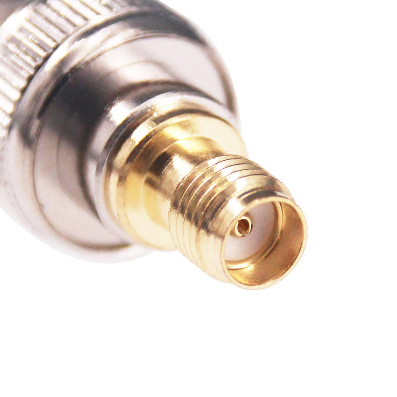  [AUSTRALIA] - RFaha 5pcs BNC Male to SMA Female RF Coax Adapter BNC to SMA Coaxial Connector Adapter(F22-5)