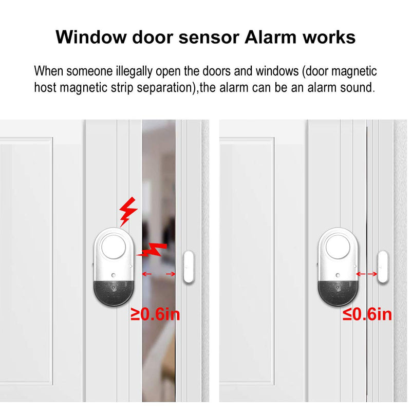  [AUSTRALIA] - Door Window Alarm, Toeeson 120DB Door Alarms for Kids Safety, Window Pool Alarms for Home