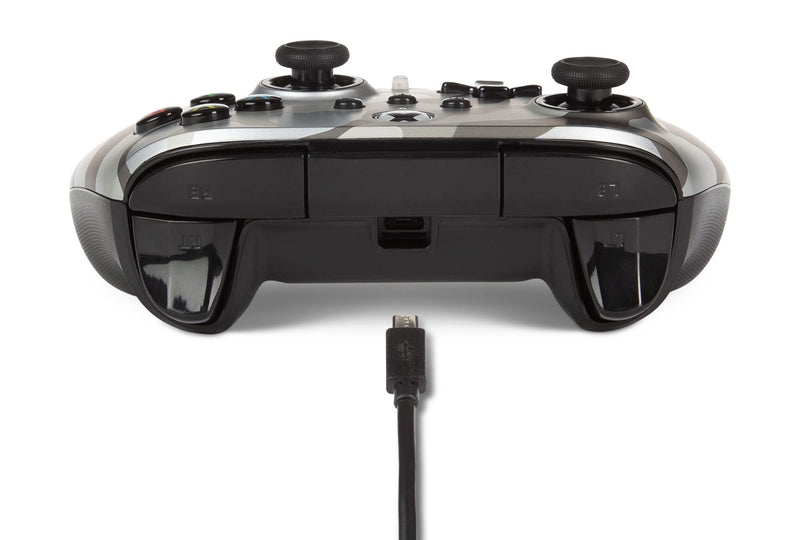  [AUSTRALIA] - PowerA Enhanced Wired Controller for Xbox Series X|S - Metallic Arctic Camo, gamepad, wired video game controller, gaming controller, Xbox Series X|S