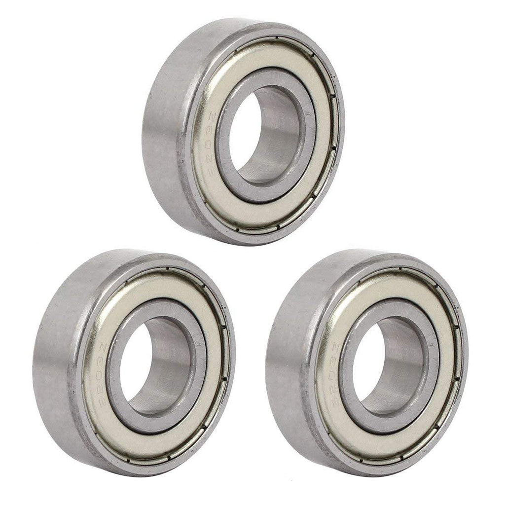  [AUSTRALIA] - Rannb 6203Z Double Shielded Ball Bearing Deep Groove Ball Bearing 17 x 40 x 12mm - 3pcs