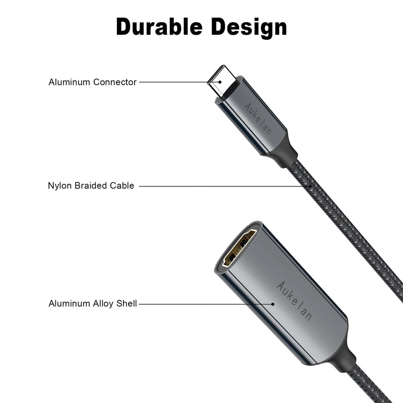  [AUSTRALIA] - USB C to HDMI Adapter 4K@30Hz, Thunderbolt 3 to HDMI Adapter, HDMI to USB-C Adapter, Compatible with MacBook Pro/Air 2020, iPad Pro, Surface Book 2, Dell XPS 13/15, Laptop, Galaxy S21/S20 & More
