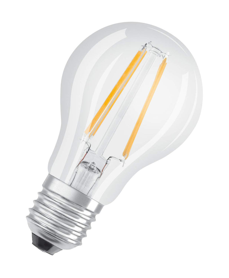  [AUSTRALIA] - Osram LED Base Classic A lamp, base: E27, warm white, 2700 K, 7 W, replacement for 60 W light bulb, clear, pack of 5