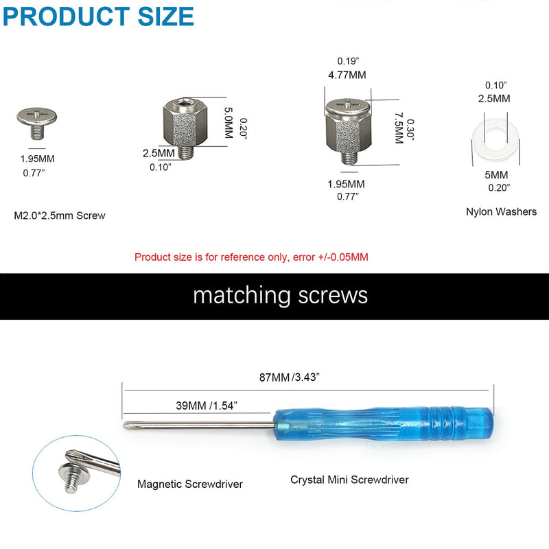  [AUSTRALIA] - M.2 Screws, M2 Screw Kit, NVMe Screw M.2 SSD Mounting Set with Screwdriver Compatible ASUS Motherboard Computer