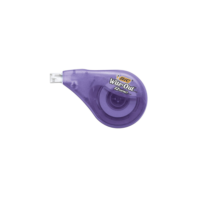  [AUSTRALIA] - BIC Wite-Out Brand EZ Correct Correction Tape - Applies Dry, White, Clean & Easy To Use, Tear-Resistant Tape, 4-Count, Dispenser colors may vary 4 Count