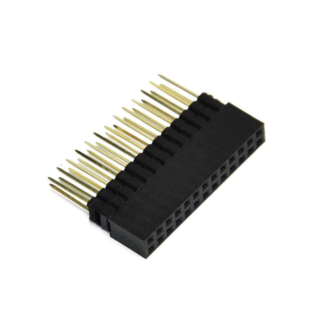  [AUSTRALIA] - Generic 2x13 Pin Stackable Female Header 0.1" for Raspberry Pi Gpio Extra Tall(Pack of 2)