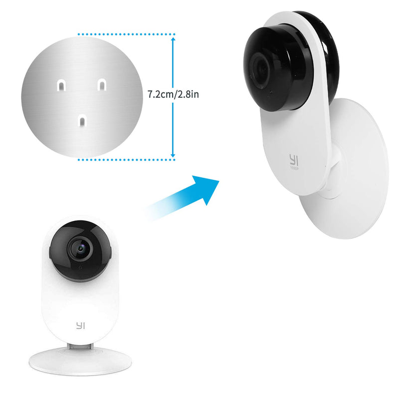  [AUSTRALIA] - 4 Pack Wall Mount for Yi Home Security Camera, No Punching, Extremely Simple Installation (Camera is NOT Included)