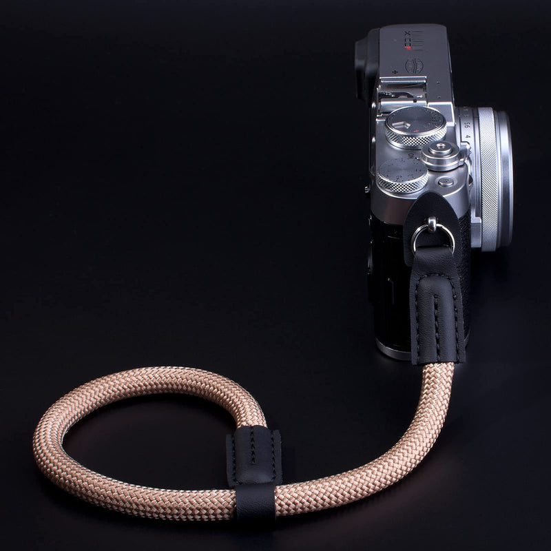  [AUSTRALIA] - VKO Camera Lanyard, Camera Wrist Strap, Rope Camera Strap Wrist for DSLR SLR Mirrorless Cameras Hand Strap Brown Coffee