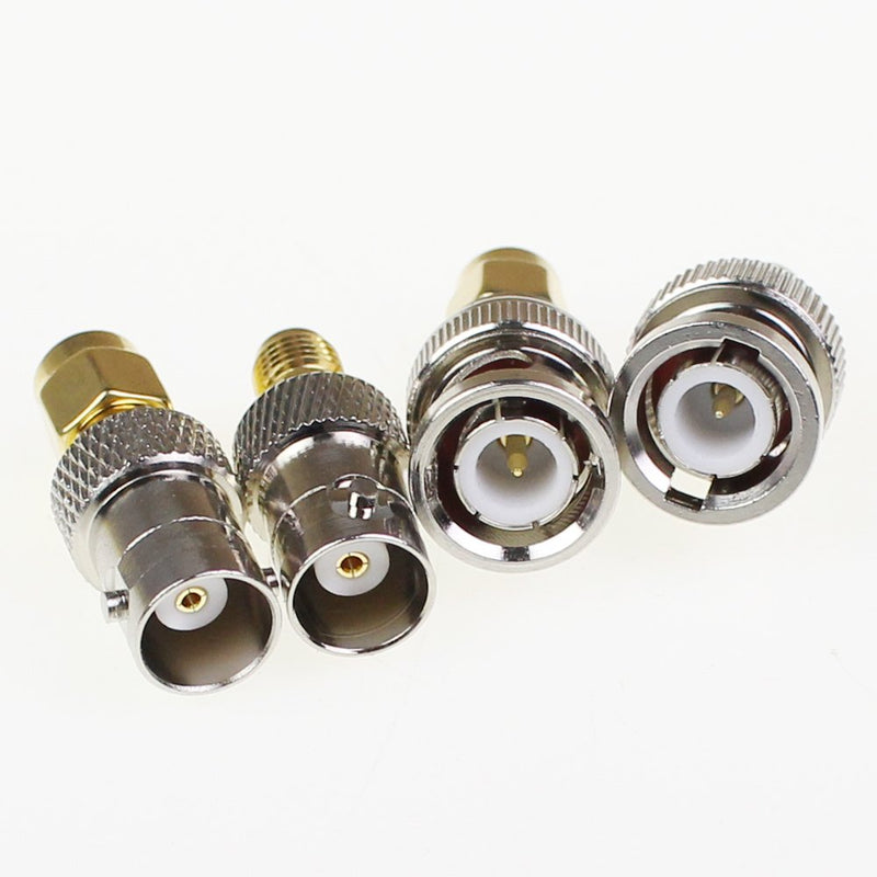 SMA to BNC Kits Adapter Male Female 2 Set 8pcs RF Coax Coaxial Connector - LeoForward Australia