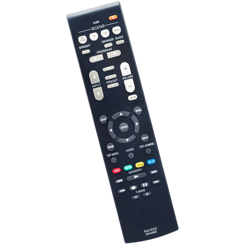 RAV552 Replace Remote Control fit for Yamaha AV Receiver RX-V379 RX-V479 RX-V579 RX-V381 RX-V383 RX-V385 HTR-3068 HTR-3069 HTR-3071 HTR-3072 HTR-4068 TSR-5790 TSR-5790BL sub RAV549 - LeoForward Australia