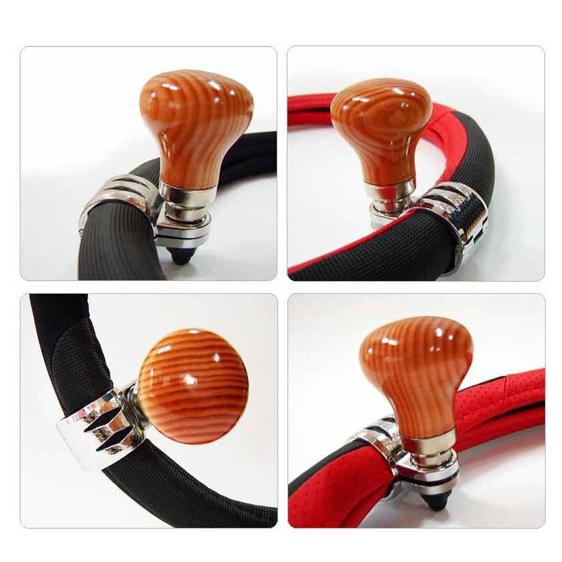  [AUSTRALIA] - [Handicrafts using wood] Can be mounted on all models Luxury design Vehicle handle Spinner Power handle Spinner handle Car steering wheel Car accessories Spinner Knob steering knob for car Bright