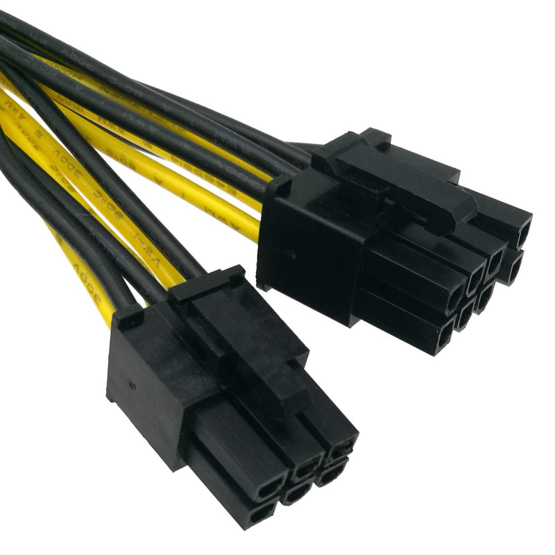  [AUSTRALIA] - COMeap Mini 8 Pin to 8 Pin(6+2) 6 Pin PCIe Power Adapter Cable for Dell PowerEdge R540 R640 R740 R740XD Lenovo ThinkSystem SR650 Part Number TR5TP 17-inch(43cm)