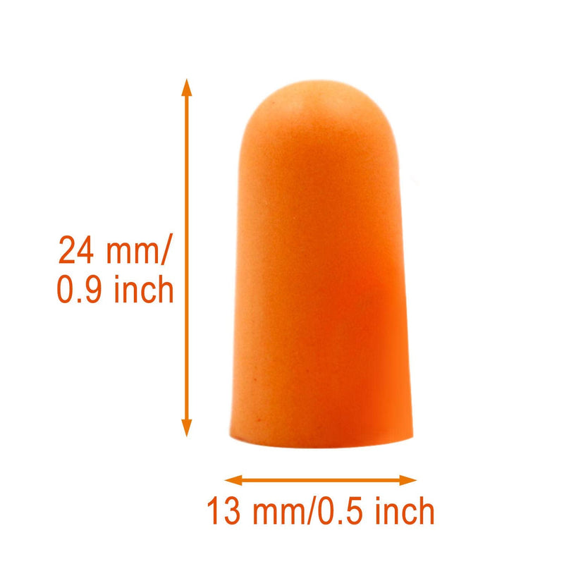  [AUSTRALIA] - Quality Foam Ear Plugs 500 Pair - 32 dB Disposable Soft Noise Cancelling Sound Blocking Soft Ear Plugs Dispenser Refill Orange 500 Pair Refill Orange