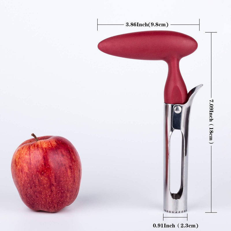  [AUSTRALIA] - Apple Corer, McoMce Premium Apple Corer Tool for Red Fuji, Pear, Bell Pepper, Stainless Steel Apple Corer Remover, Durable Apple Corer Tool, Easy to Use Apple Corer with Serrated Blade