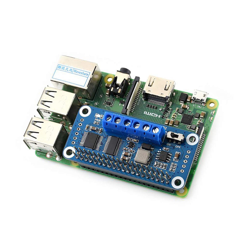  [AUSTRALIA] - Motor Driver HAT for Raspberry Pi Onboard PCA9685 TB6612FNG Drive Two DC Motors I2C Interface 5V 3A Can be Stackable up to 32 This Modules