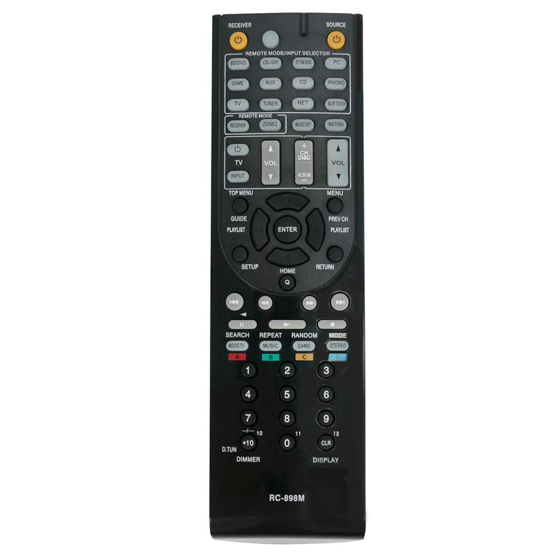  [AUSTRALIA] - RC-898M Replace Remote Control Applicable for Onkyo AV Receiver TX-NR646 TX-NR747 TX-NR545 TXNR646 TXNR747 TXNR545